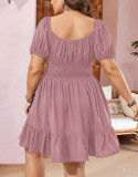 Plus Size Women Bubble Dress