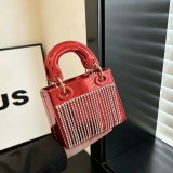 Women Evening Bag Glossy Handbag