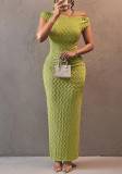 Spring/Summer Women's Chic Slim-Fit Sleeveless Round Neck Dress