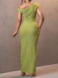 Spring/Summer Women's Chic Slim-Fit Sleeveless Round Neck Dress