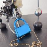 Women Cocktail Solid Glossy Square Handbag