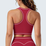 Women Tank Running Fitness Yoga Color-Blocked Bra