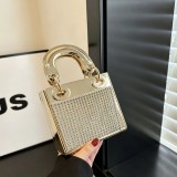 Women Evening Bag Glossy Handbag