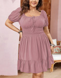 Plus Size Women Bubble Dress