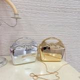 Women Evening Bag Glossy Solid Handbag Small Bag