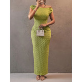 Spring/Summer Women's Chic Slim-Fit Sleeveless Round Neck Dress