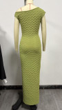 Spring/Summer Women's Chic Slim-Fit Sleeveless Round Neck Dress