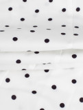 Summer Women's Chic Slim-Fit Polka Dot A-Line Short-Sleeve Maxi Dress for Holidays