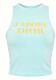 Women summer sleeveless crop tank top with letter print