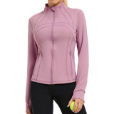Women's Fashionable Slim-Fit Professional Long Sleeve Pilates & Fitness Yoga Jacket