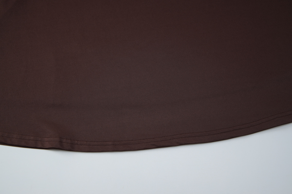 U-Neck Dress for Autumn Casual Wear