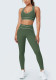 Women's Color Block Tight-Fitting High-Stretch Tank Yoga & Fitness Leggings Two-Piece Set