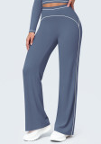 Women's High-Waisted Color Block Loose Casual Wide-Leg Outdoor Running & Fitness Yoga Pants