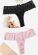 Women's Sexy Low-Rise Lace Open-Crotch Thong