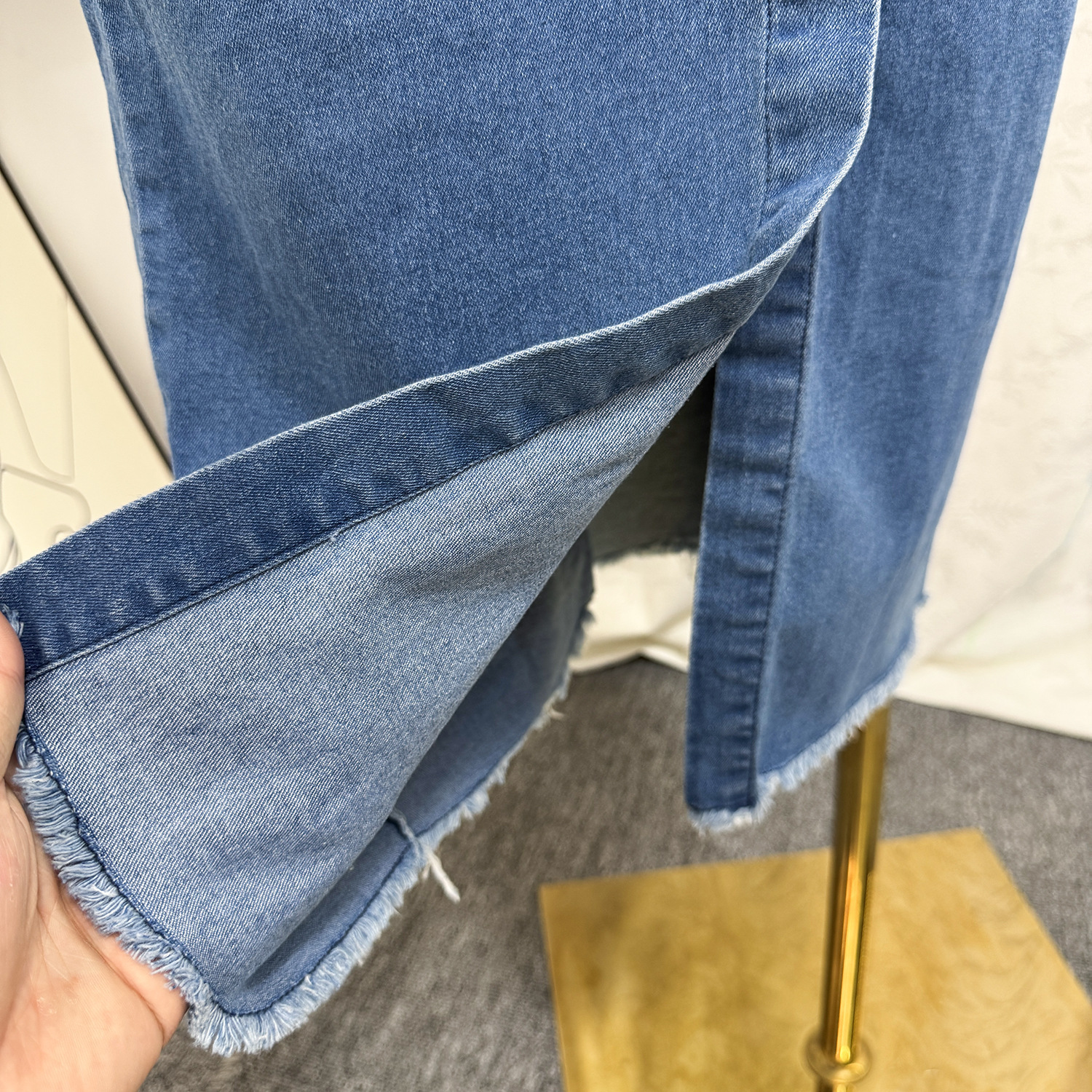 Strapless Pocket Bodycon Denim Dress for Summer Casual
