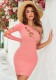 Women's Fall Sexy One-Shoulder Cutout Slim-Fit Tight-Fitting Bodycon Dress