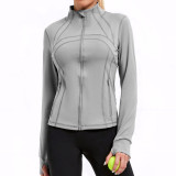 Women's Fashionable Slim-Fit Professional Long Sleeve Pilates & Fitness Yoga Jacket