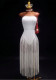Women Summer Sexy Beach Backless Strapless Fringe Jumpsuit