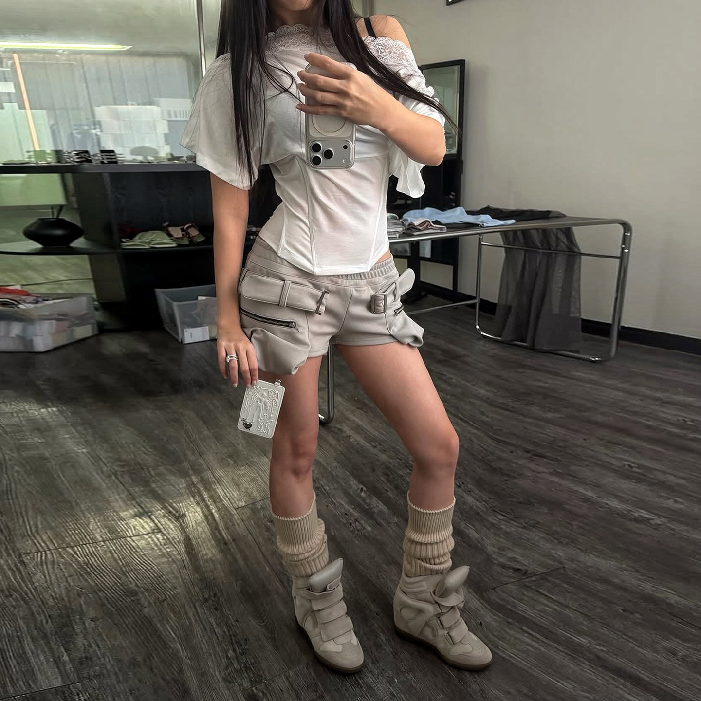 Patchwork Shorts for Summer Casual Wear