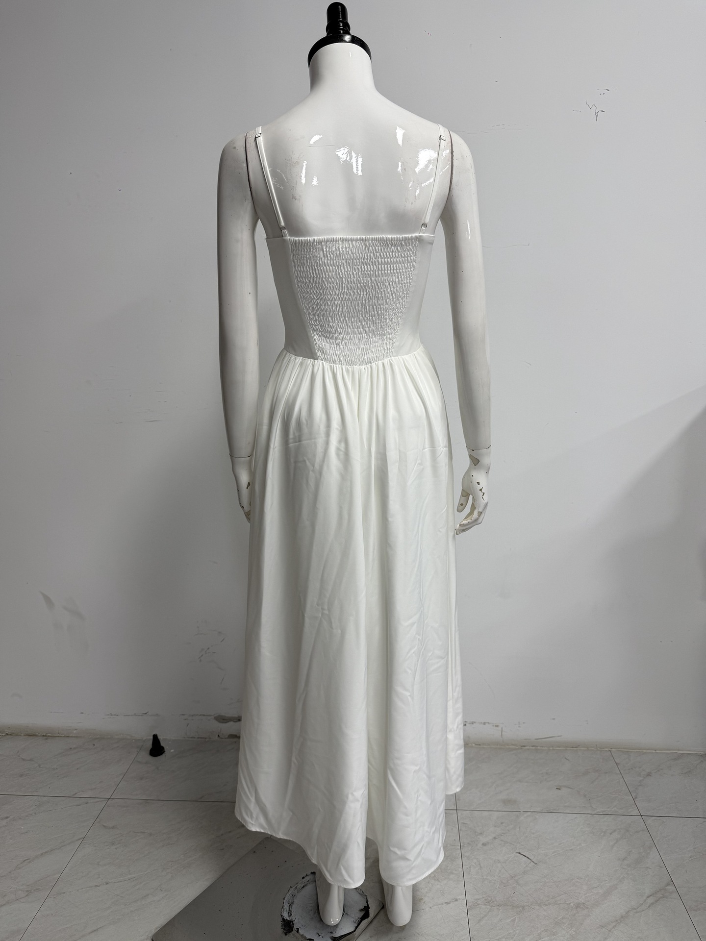 V-Neck Backless Maxi Strap Dress for Evening Parties