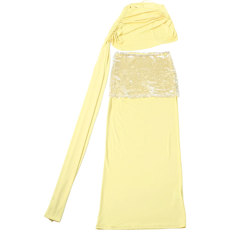 One-Shoulder Backless Dress for Summer Parties