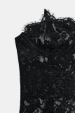 Women Lace Patchwork Sexy Strapless Backless Bralette Top