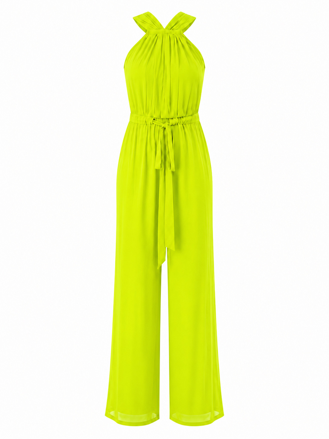 Sleeveless Halter Neck Jumpsuit for Summer Holidays