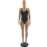 Women Sexy Mesh See‑Through Jumpsuit