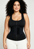 Women's Shaper Lace-Up Sweat-Waist Trainer Tight-Fitting Fitness Tank Top