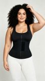 Women's Shaper Lace-Up Sweat-Waist Trainer Tight-Fitting Fitness Tank Top