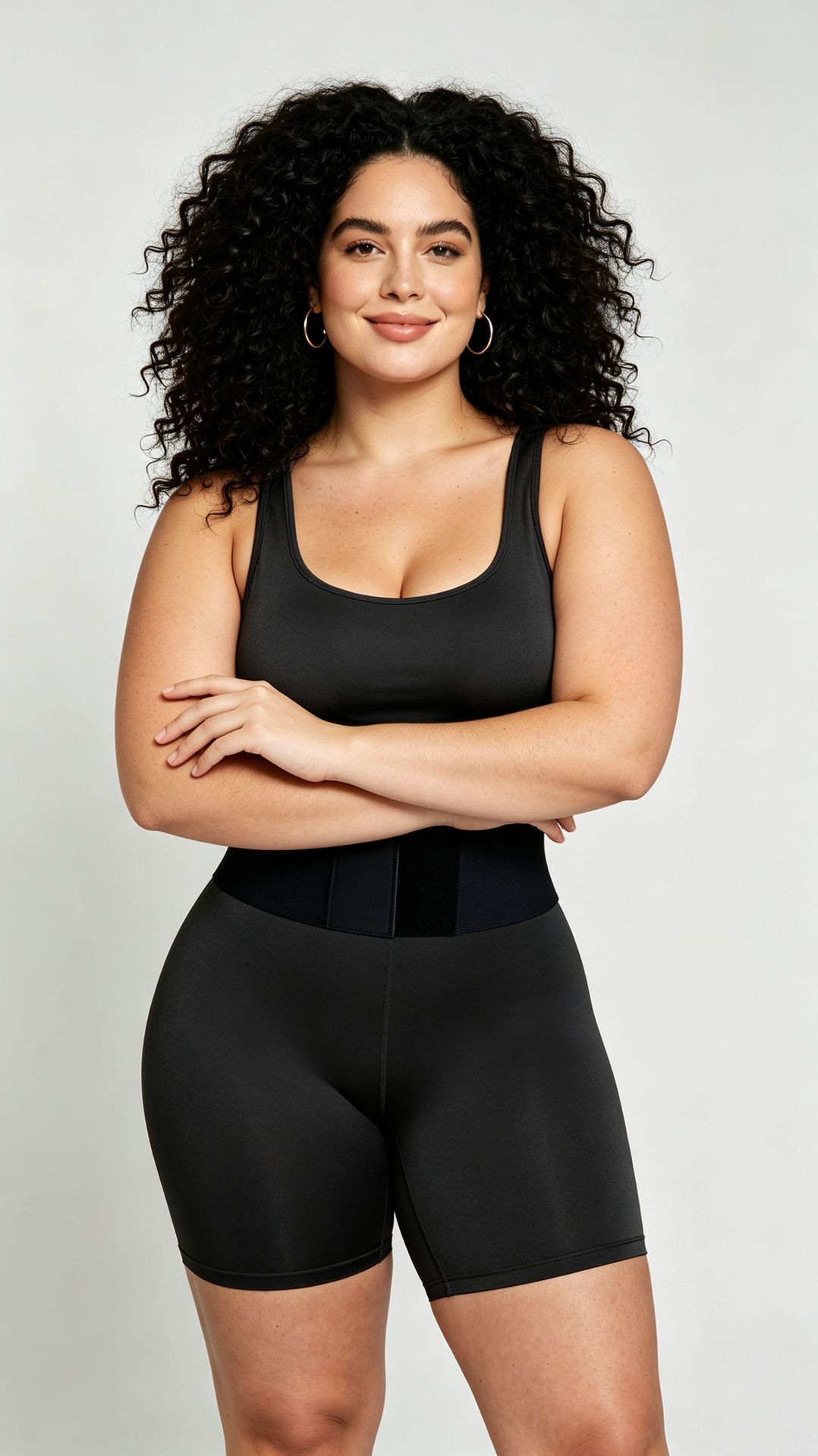Lace-Up Sweat Waist Trainer Fitness Romper for Activewear