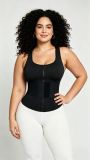 Women's Shaper Lace-Up Sweat-Waist Trainer Tight-Fitting Fitness Tank Top