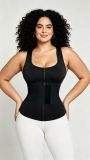 Women's Shaper Lace-Up Sweat-Waist Trainer Tight-Fitting Fitness Tank Top