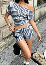 Women Summer Casual Sexy Top & Shorts Two‑Piece Set Women Summer Casual Sexy Top & Shorts Two‑Piece Set
