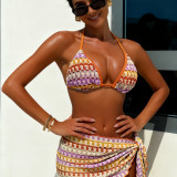 Women Knit Sexy Bikini Beach Swimsuit