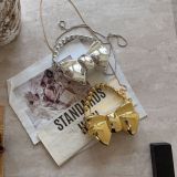 Women One‑Shoulder Evening Bow Chain Bag