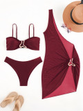 Women Swimsuit Three‑Piece Set