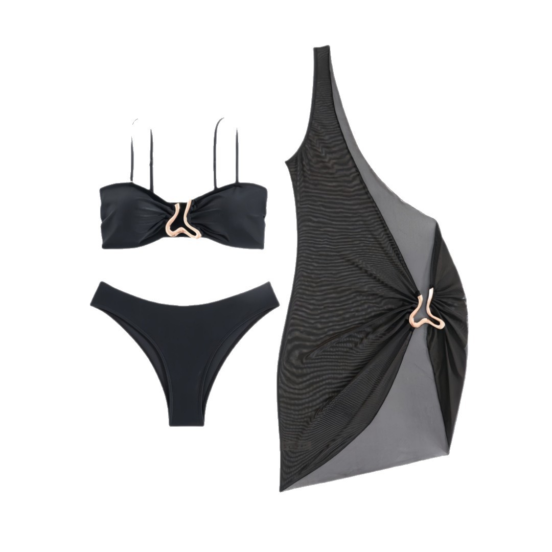 Three-Piece Swimsuit Set for Beachwear