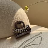 Women Hand‑Carry Chain Rhinestone Acrylic Crossbody Handbag