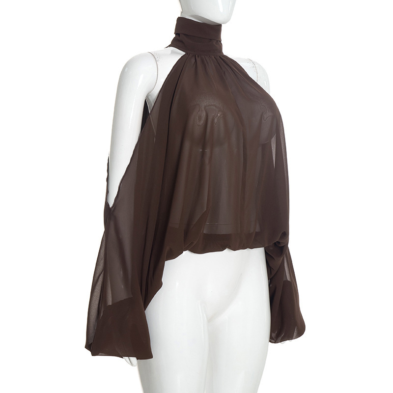 Off-Shoulder Strapless Top & Capri Pants Three-Piece Set