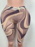 Women Printed Mesh Pants