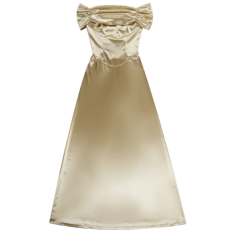 Off-Shoulder Bodycon Maxi Dress for Evening Wear