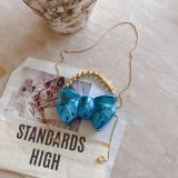 Women One‑Shoulder Evening Bow Chain Bag