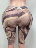 Women Printed Mesh Pants