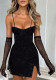 Summer Women's Sexy Sparkly Slim-Fit Strap Club Dress