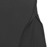 Women Beaded High‑Neck Mesh Long Sleeve Ruched Bodycon Dress