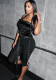 Fall Women's Solid Fuzzy Halter Neck Crop Top with Tie-Detail Slim-Fit Capri Pants Set