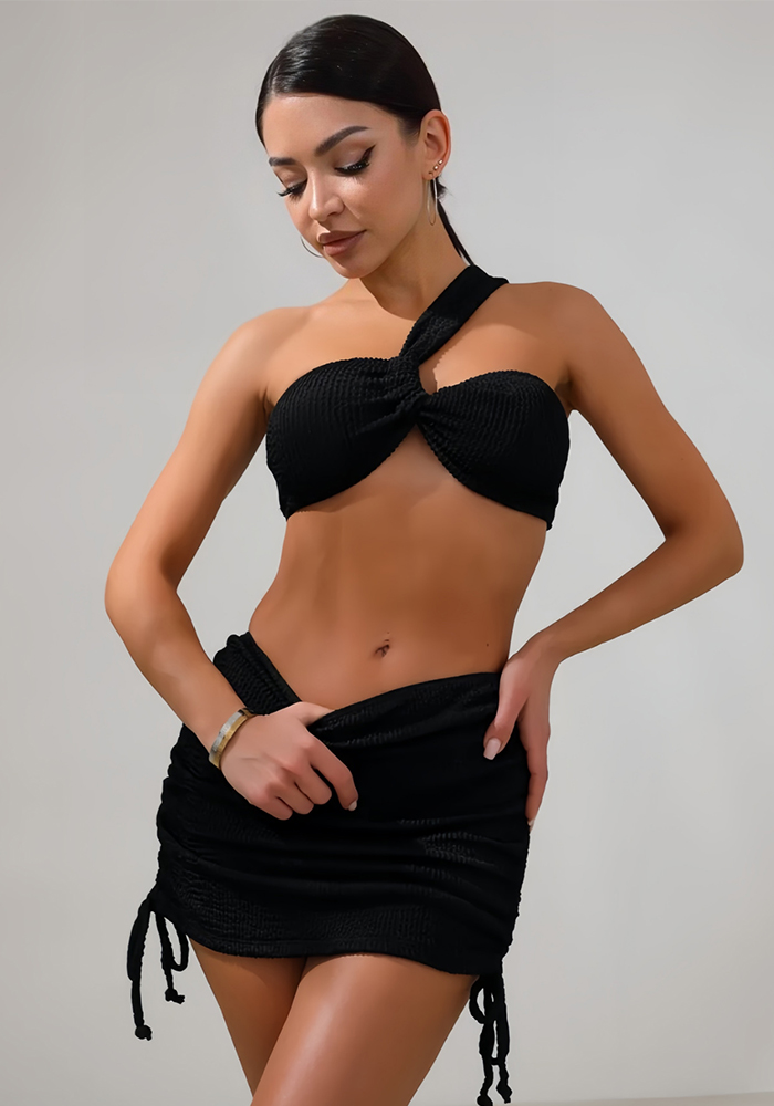Three-Piece Bikini Swimsuit Set for Pool & Beach