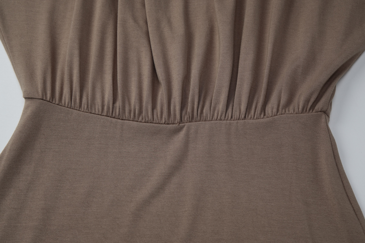 Slash Shoulder Off-Shoulder Bodycon Dress for Summer Holidays