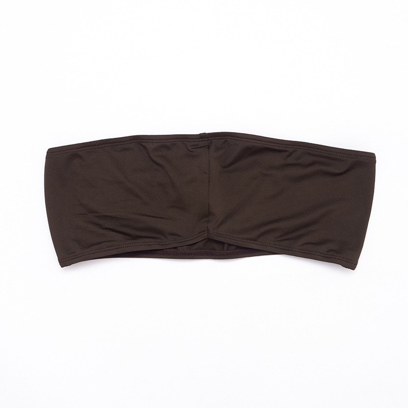 Off-Shoulder Strapless Top & Capri Pants Three-Piece Set